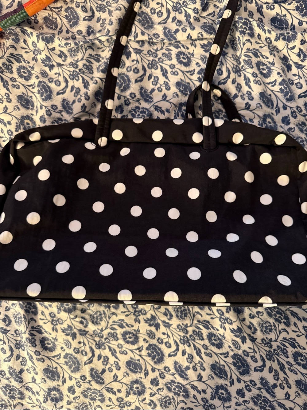 Baggu X urban outfitters polka dot medium bowler - Picture 2 of 3